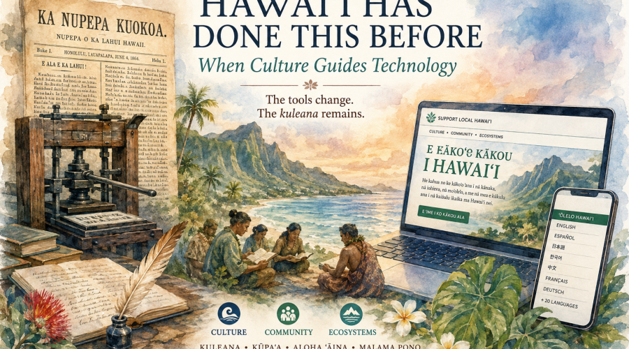 Hawaiʻi Has Done This Before: When Culture Guides Technology