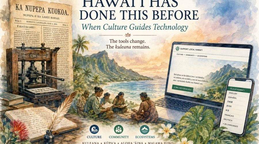 Hawaiʻi Has Done This Before: When Culture Guides Technology